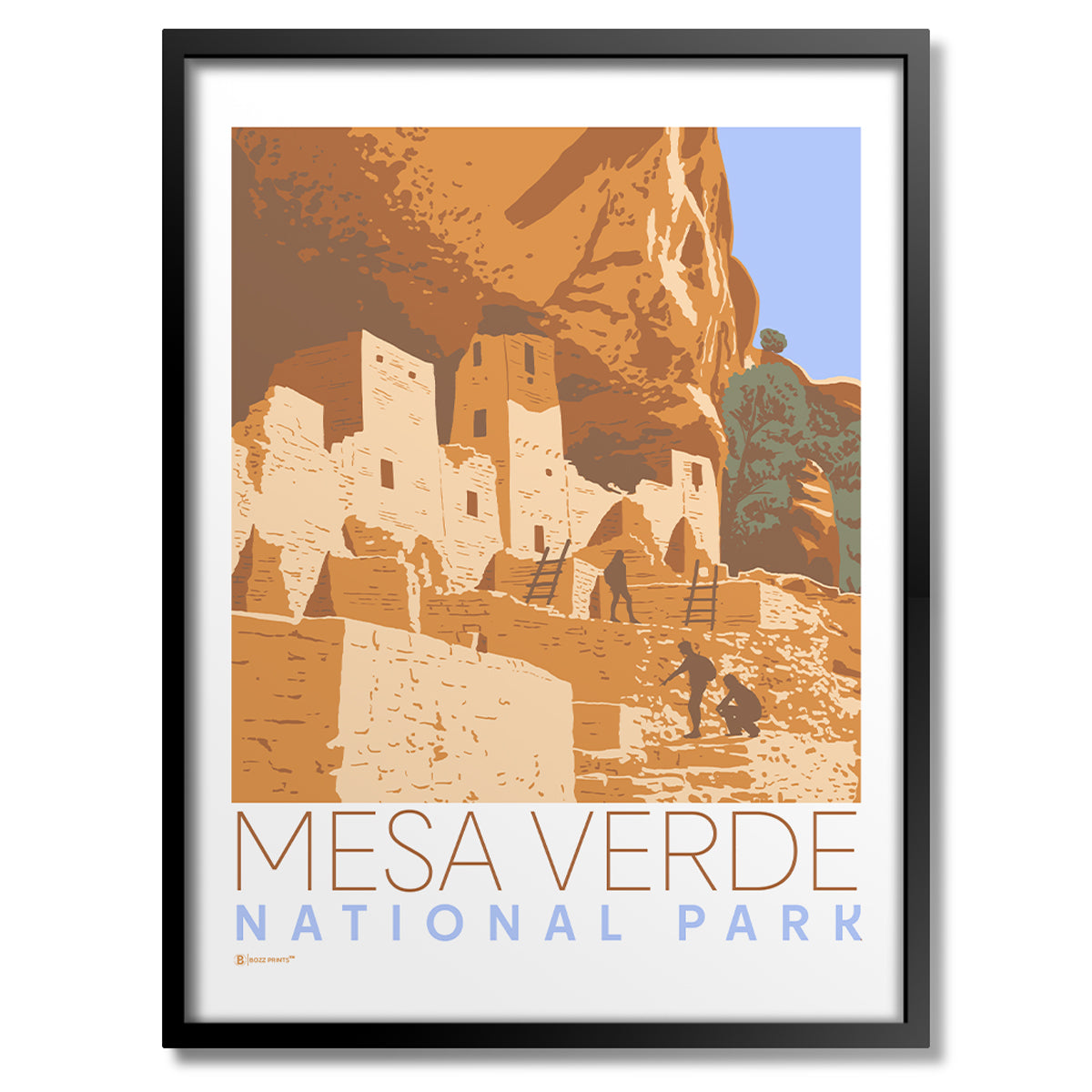Mesa Verde National Park Cliff Dwellings Print - Bozz Prints
