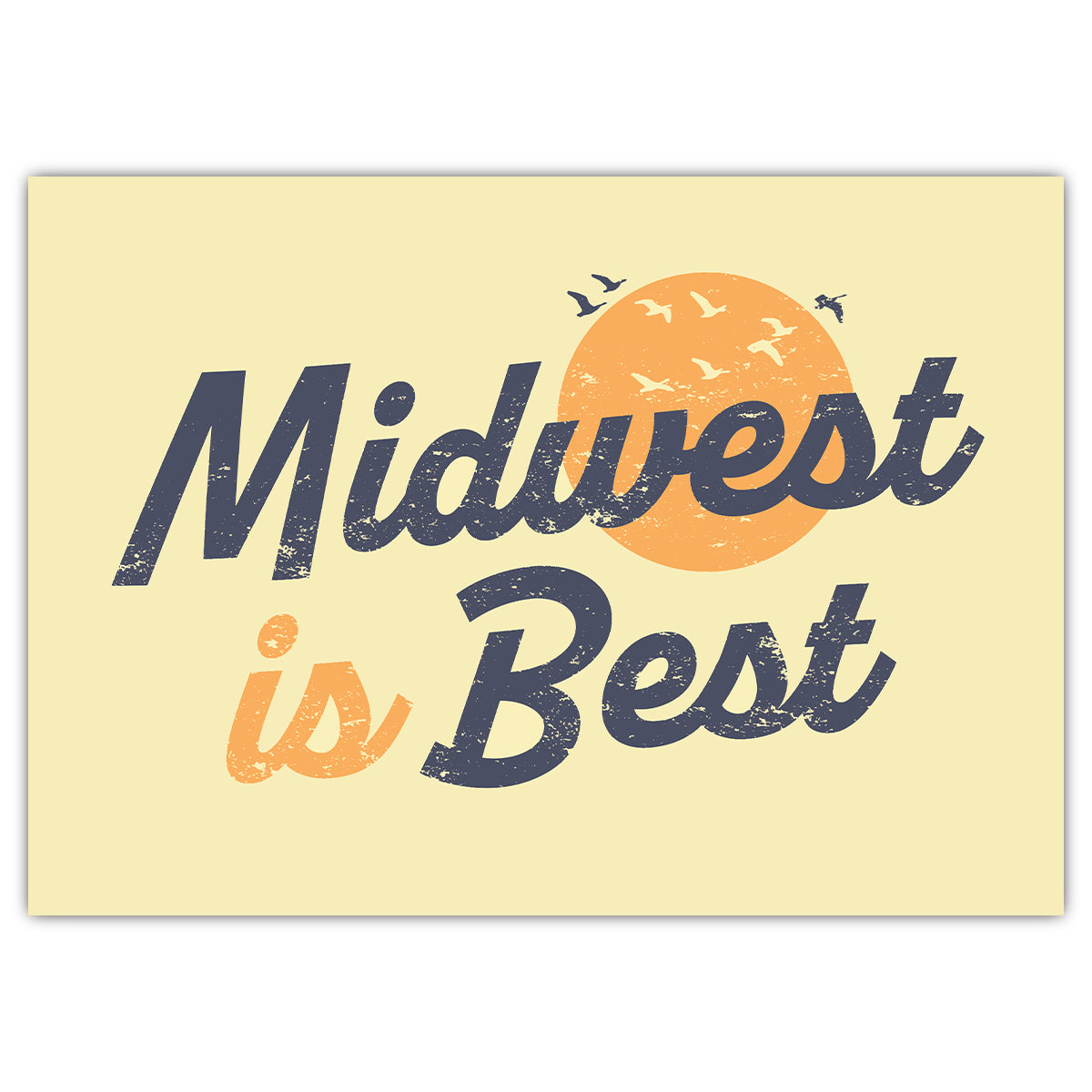 Midwest is Best Greeting Card - Bozz Prints