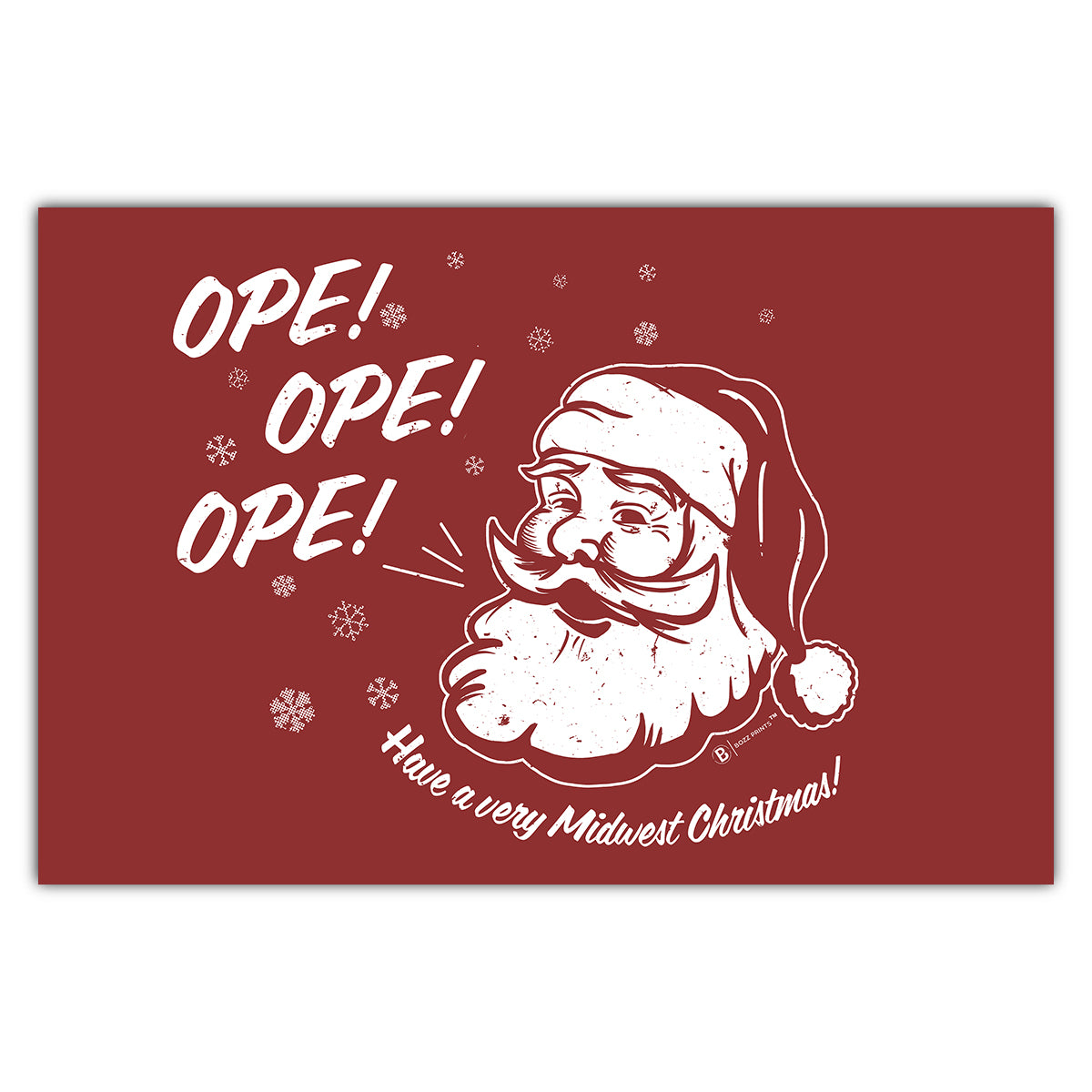 Midwest Santa Postcard