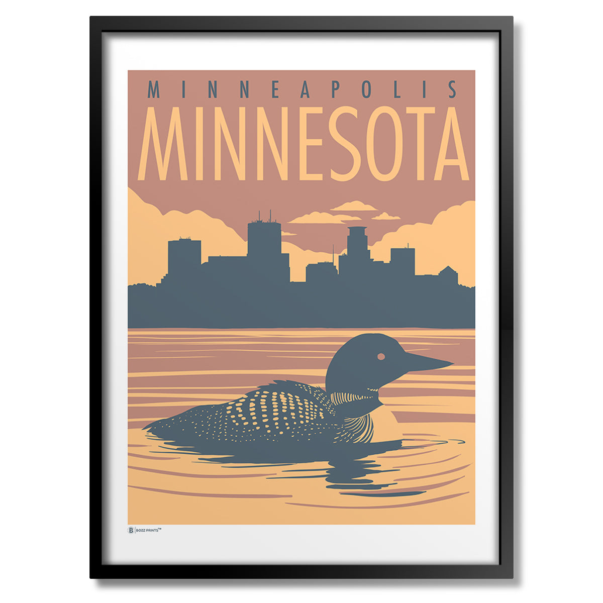 Minneapolis Bde Maka Ska Print