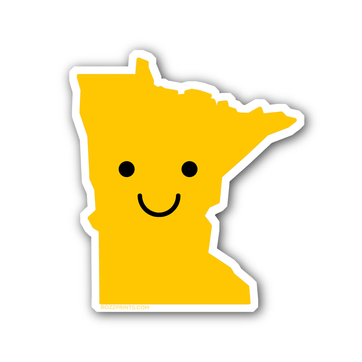 Smiley Face Minnesota - Bozz Prints