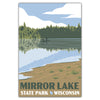 Mirror Lake State Park Wisconsin Postcard