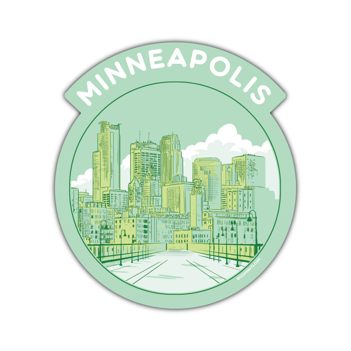 Minneapolis Circle - Bozz Prints