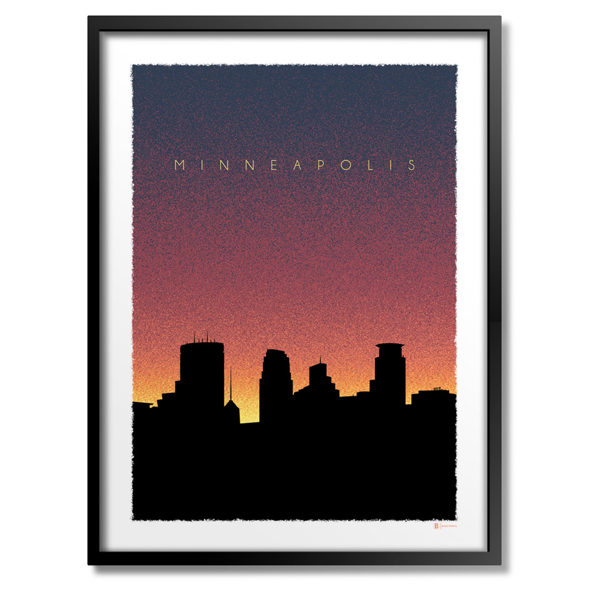 Minneapolis Dusk Print - Bozz Prints