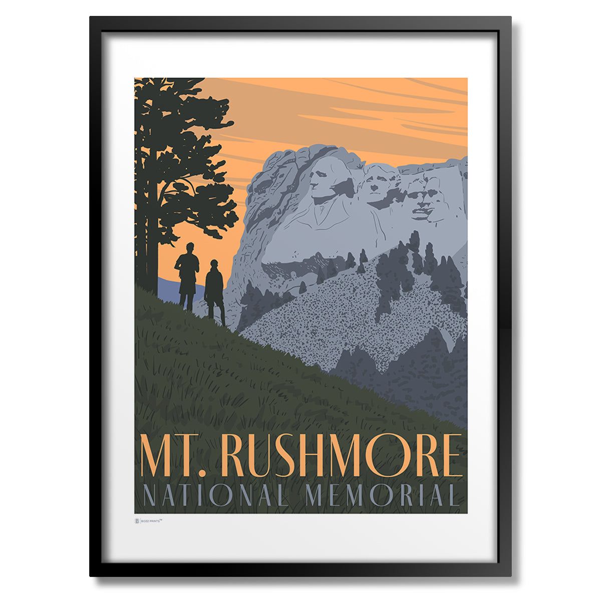 Mt. Rushmore National Memorial Print - Bozz Prints