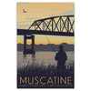 Muscatine River Postcard - Bozz Prints