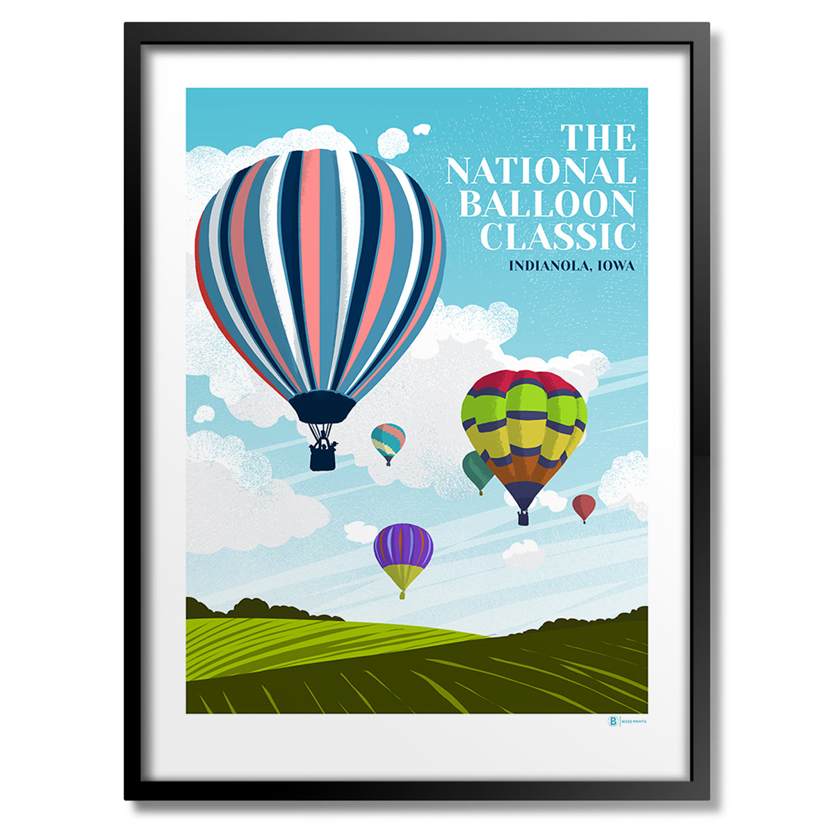 The National Balloon Classic Print - Bozz Prints