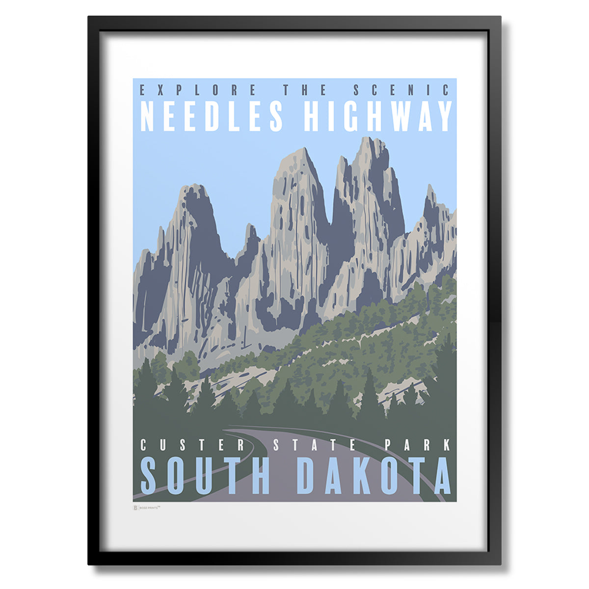 Needles Highway Print - Bozz Prints