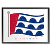 Des Moines Flag Print - Bozz Prints