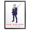New England Football Print - Bozz Prints