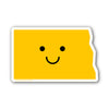 Smiley Face North Dakota - Bozz Prints