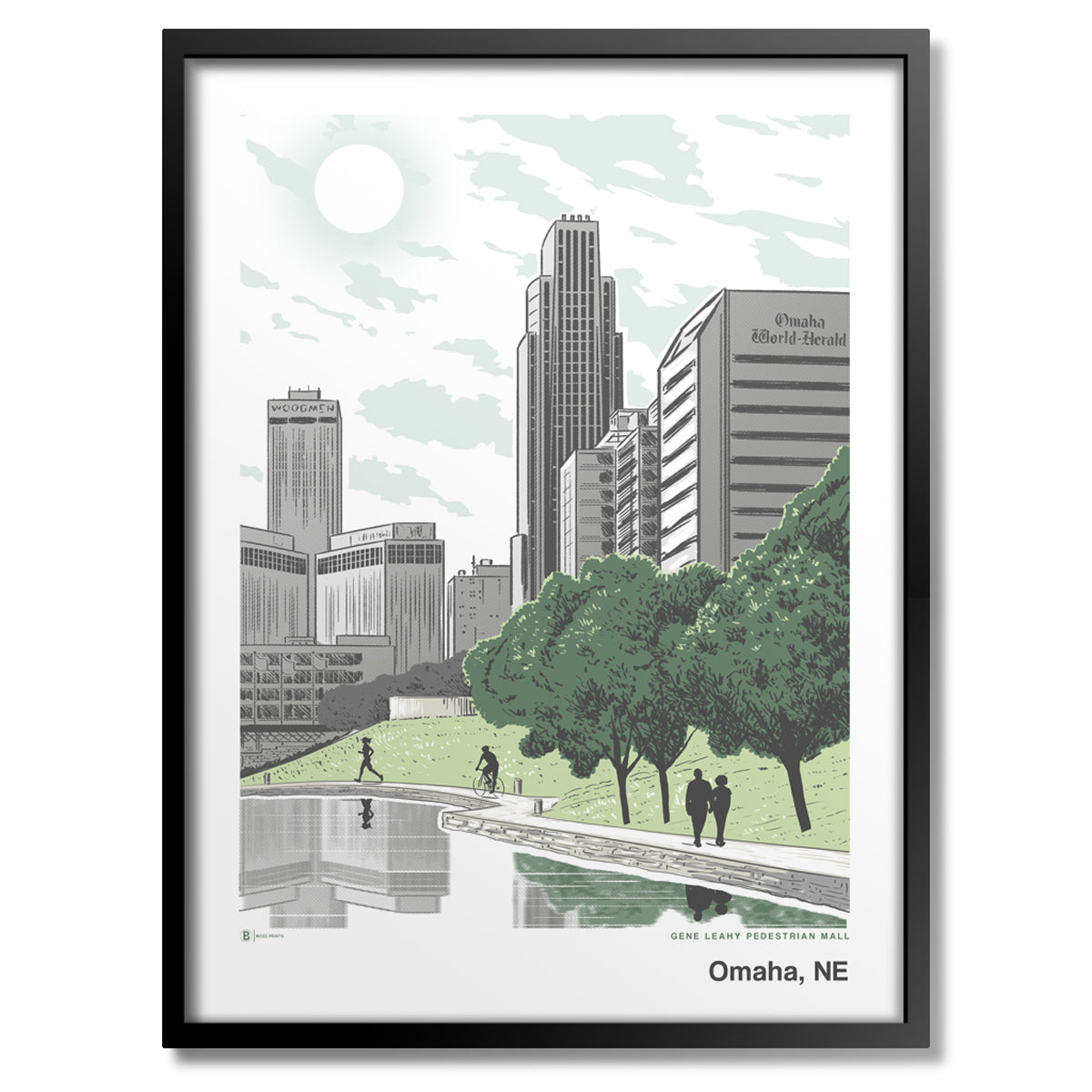 Omaha Park Print - Bozz Prints