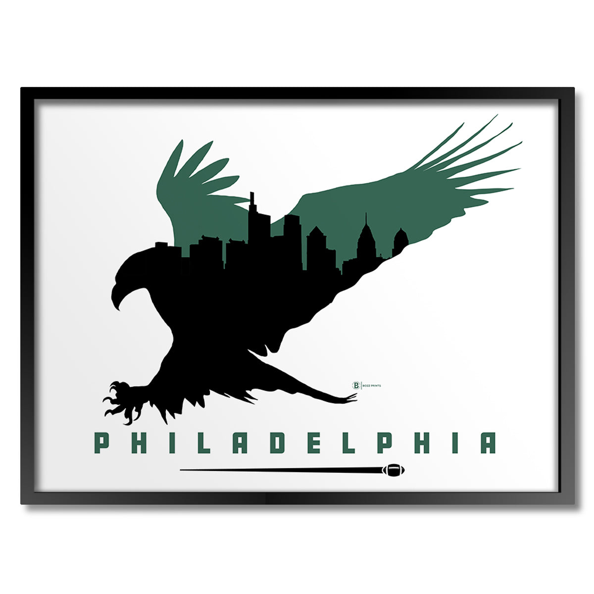 Philadelphia Football Print - Bozz Prints