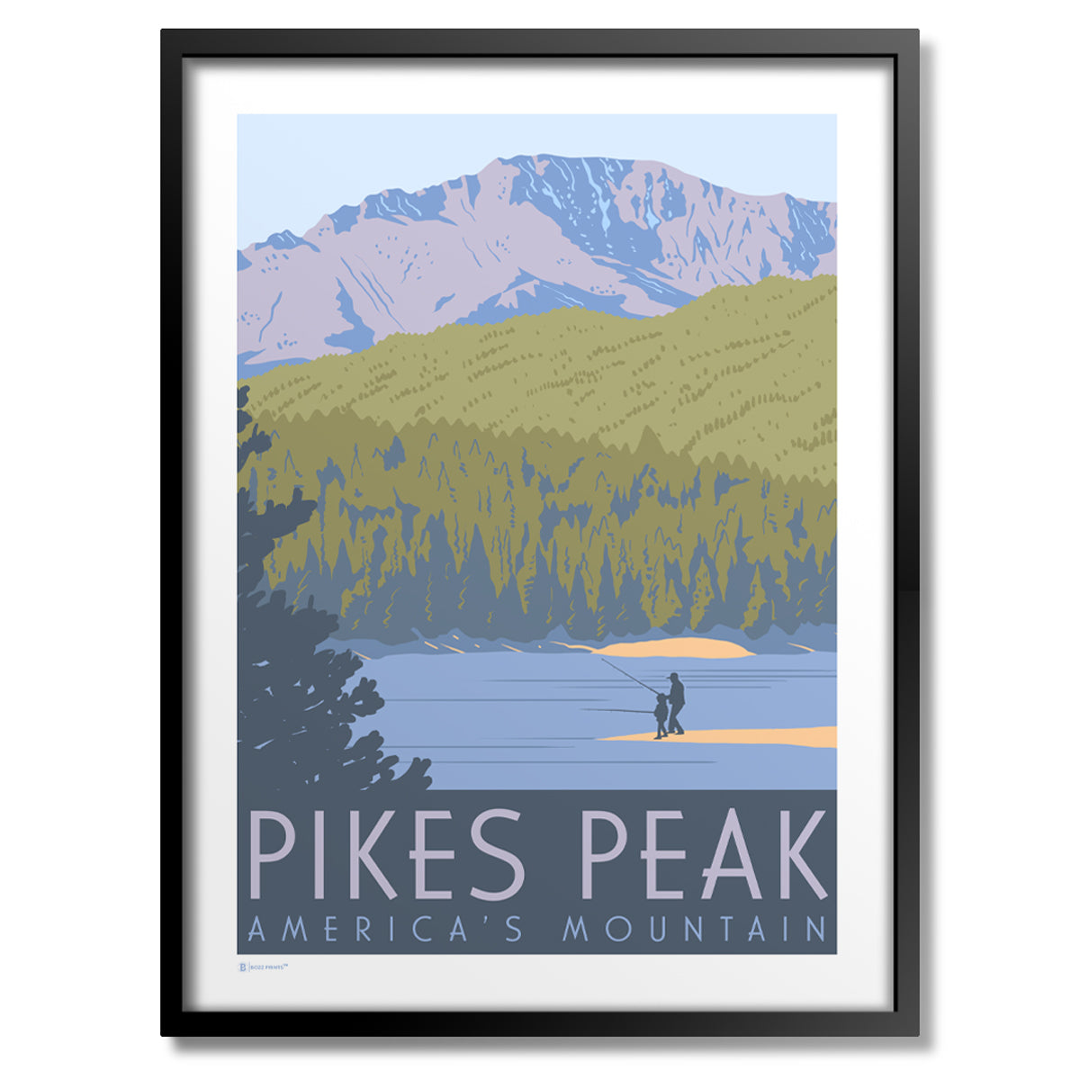 Pikes Peak America's Mountain Print - Bozz Prints