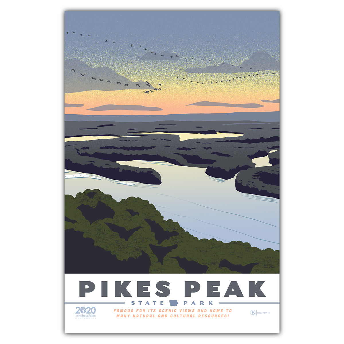 Pikes Peak State Park Postcard - Bozz Prints