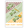 Plow Plant Harvest Postcard - Bozz Prints