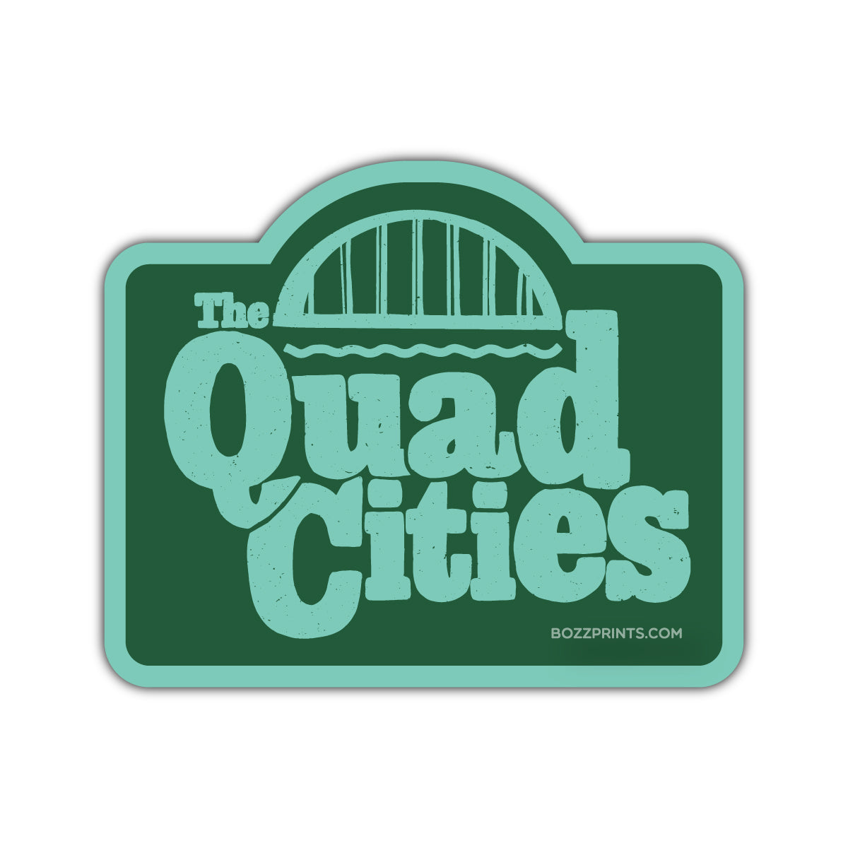 The Quad Cities Bridge - Bozz Prints