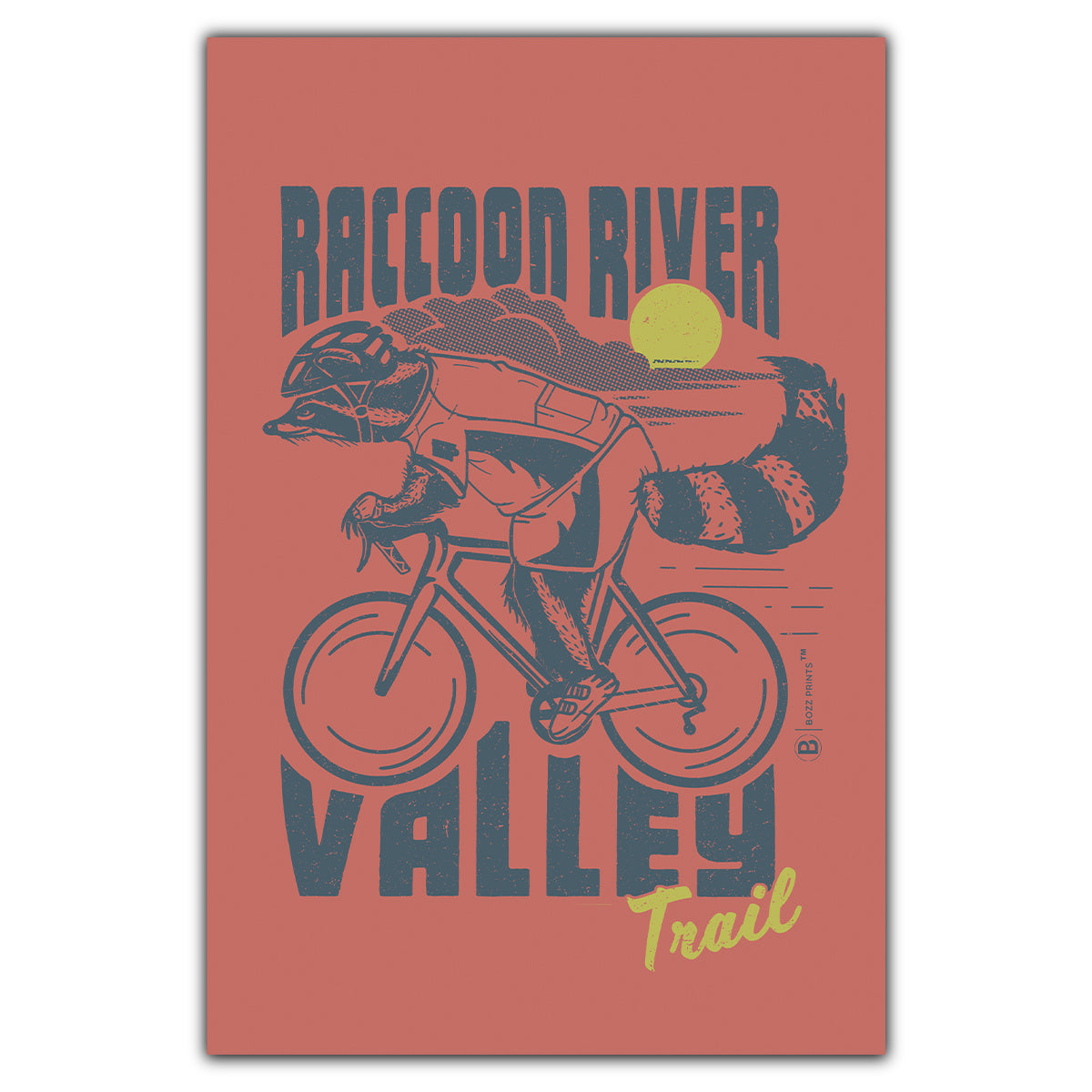 Raccoon River Valley Trail Postcard - Bozz Prints