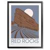 Red Rocks Amphitheater Night Print