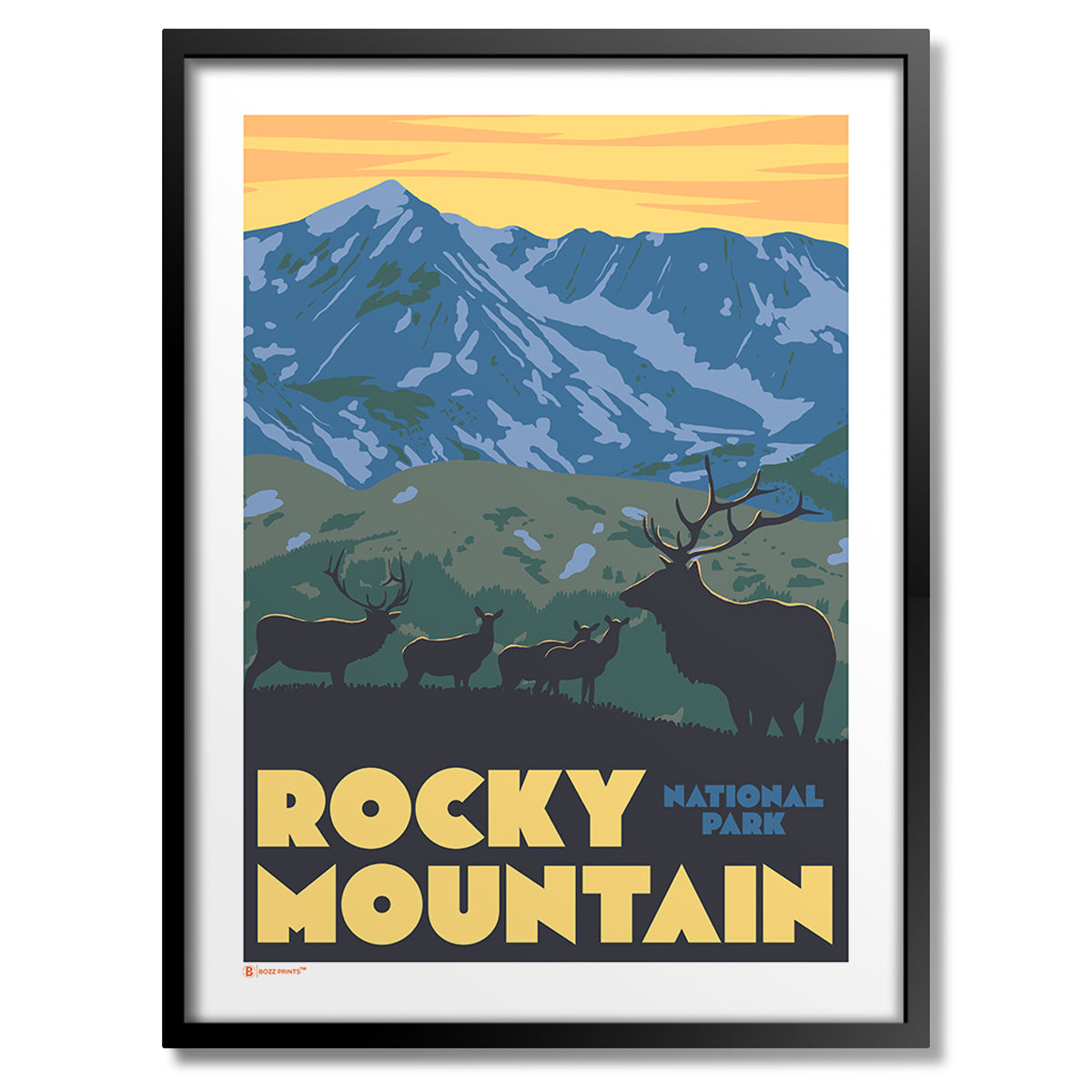Rocky Mountain National Park Trail Ridge Road Print - Bozz Prints