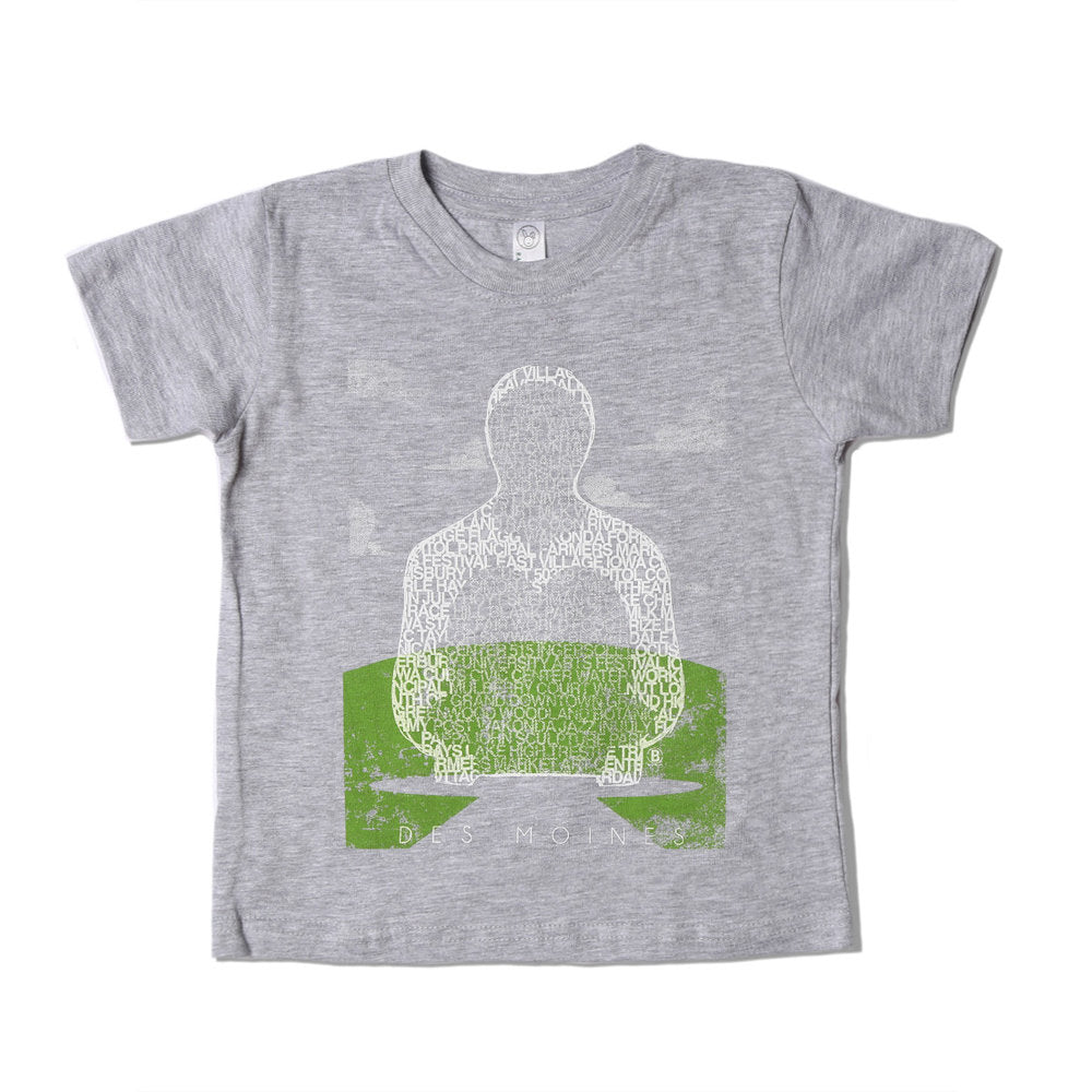Des Moines Sculpture Kids T-Shirt - Bozz Prints