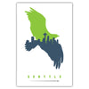 Seattle Football Postcard - Bozz Prints