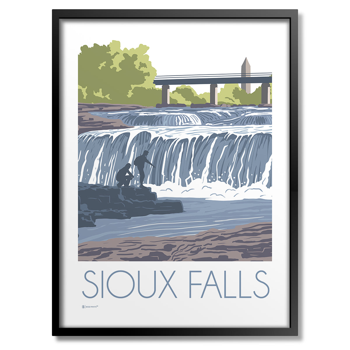 Sioux Falls Park Print - Bozz Prints