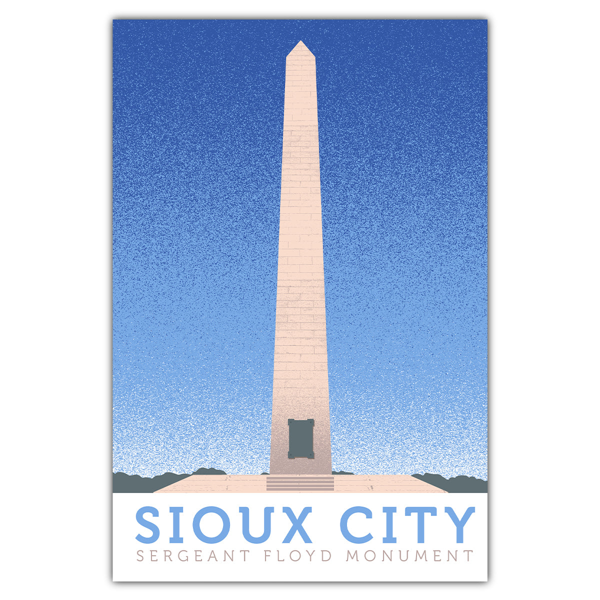 Sioux City Monument Postcard - Bozz Prints
