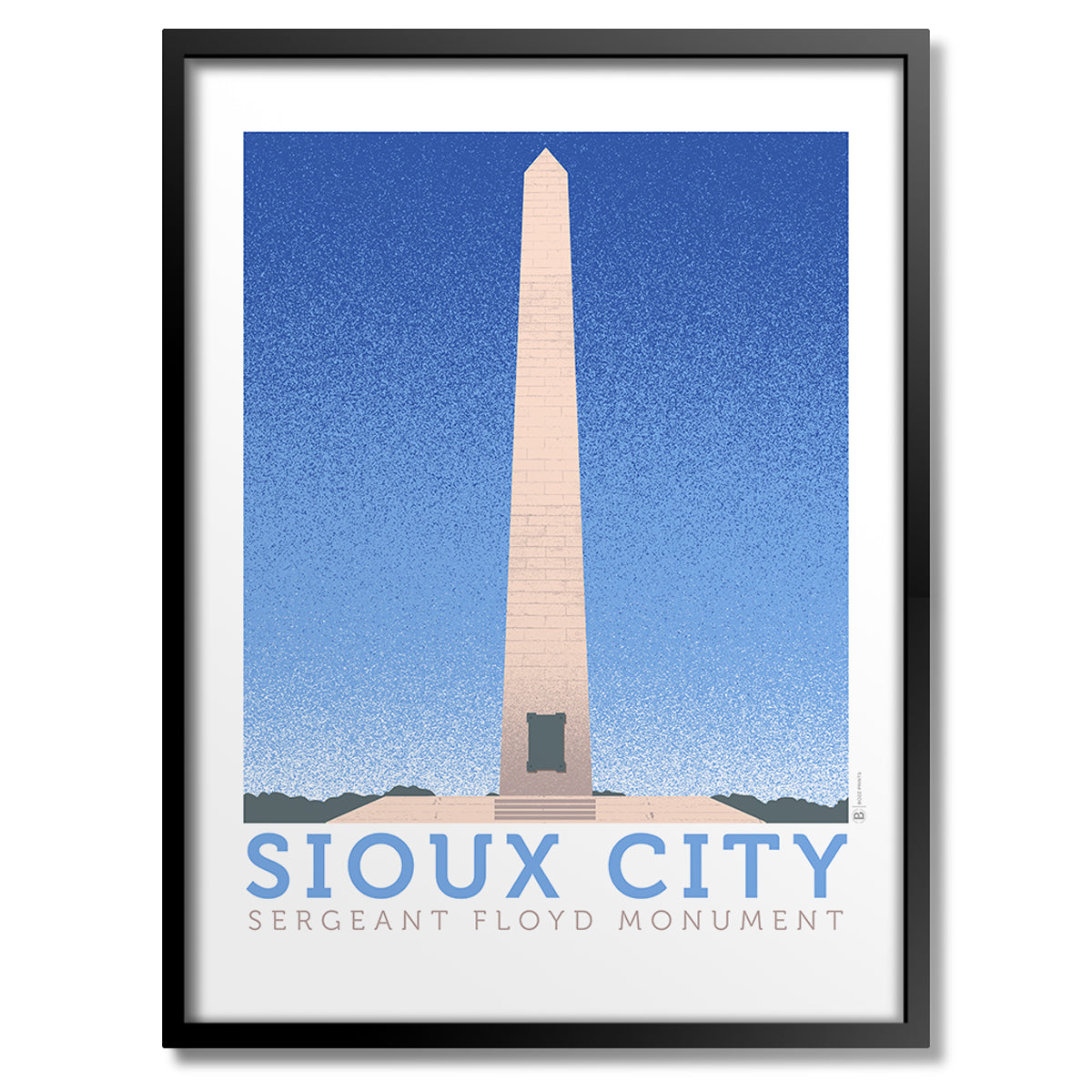 Sioux City Monument Print - Bozz Prints