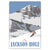 Ski Jackson Hole Postcard - Bozz Prints