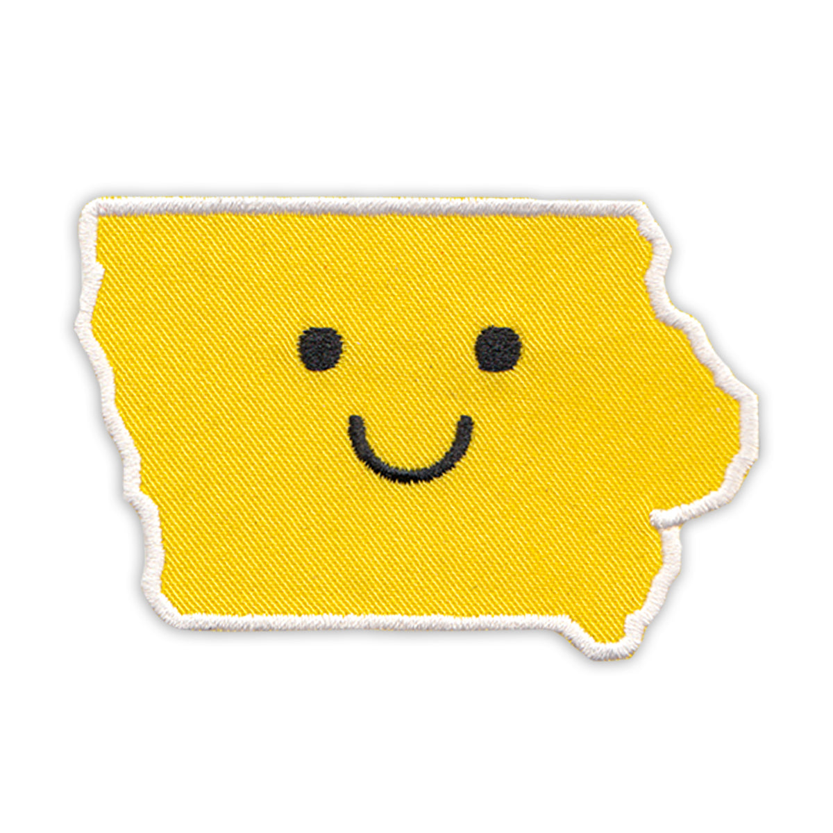 Smiley Face Iowa Patch - Bozz Prints