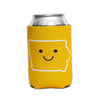 Smiley Face Iowa Can Cooler - Bozz Prints