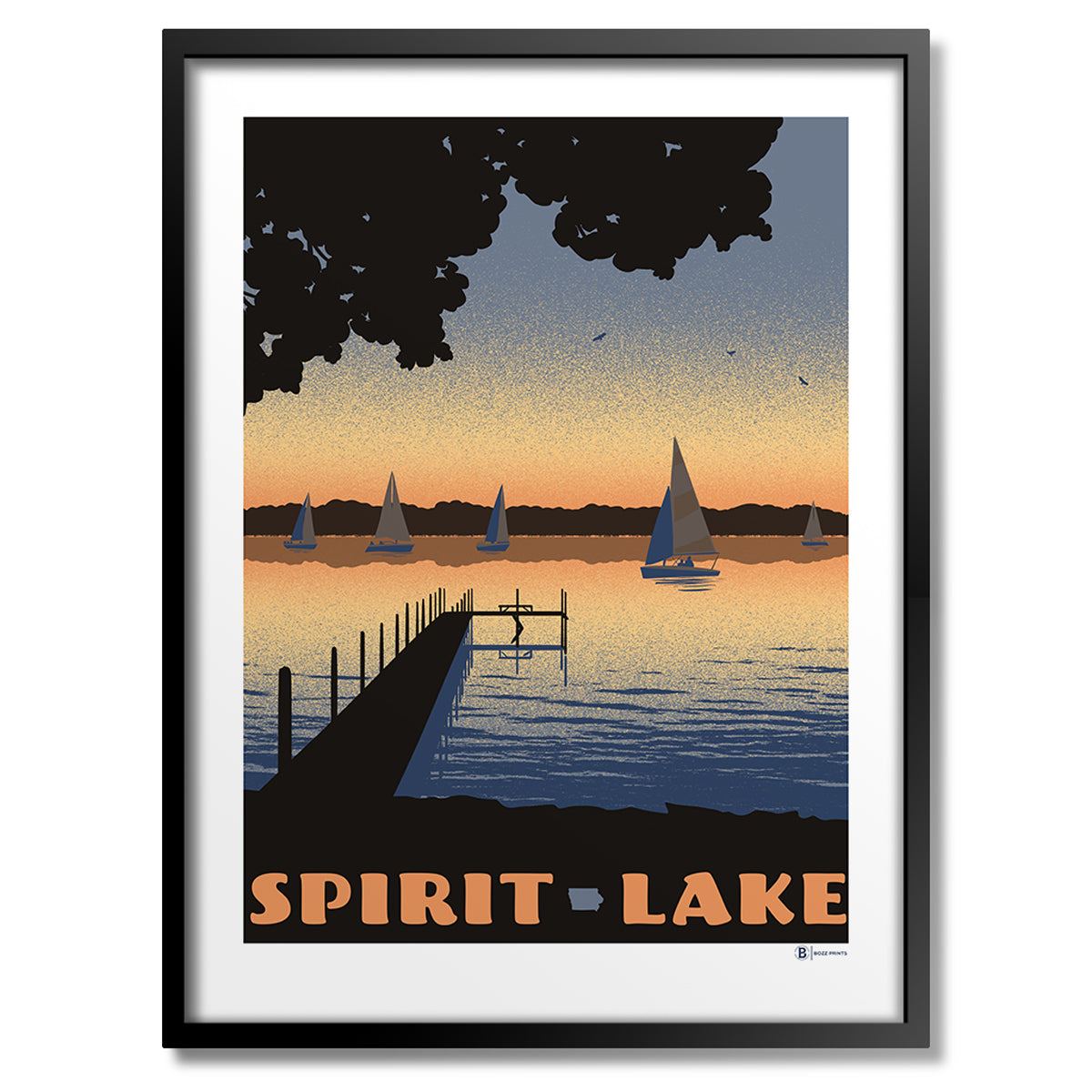 Spirit Lake Print - Bozz Prints