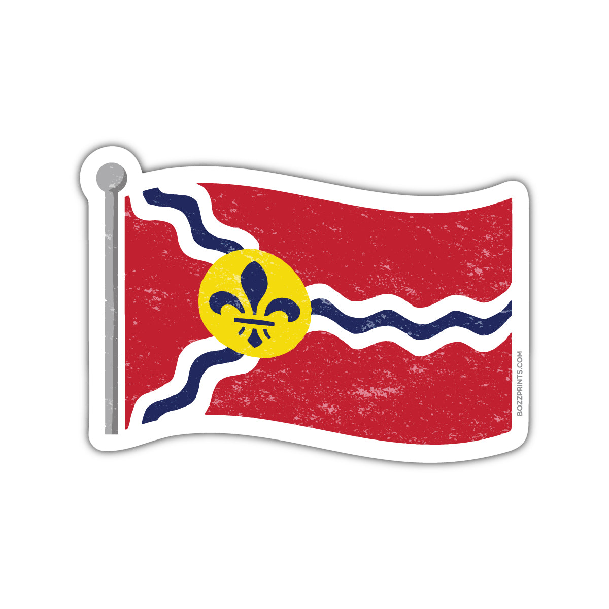 Saint Louis Flag – MOMO'S Custom Fairing Stickers