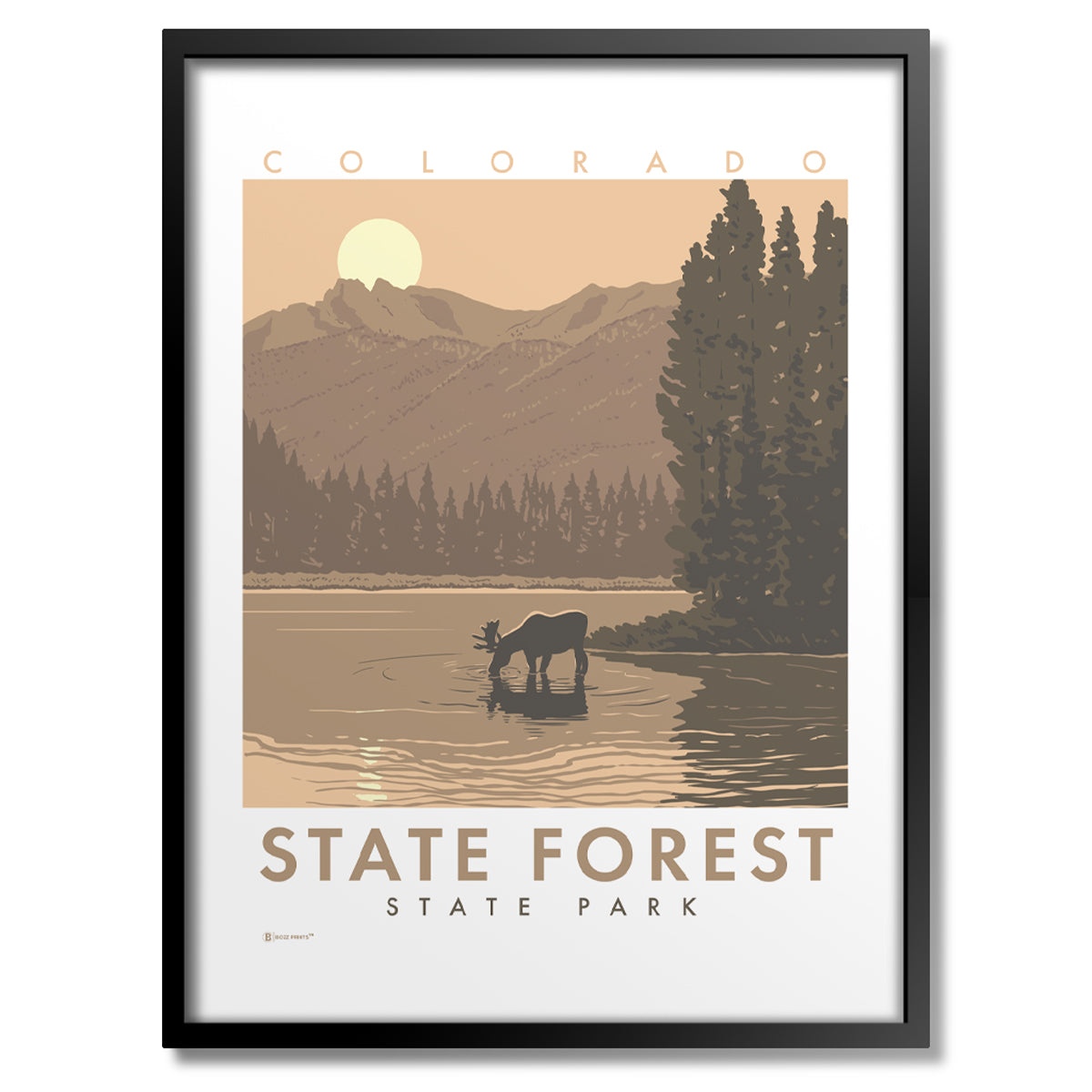 State Forest - Colorado State Park Print - Bozz Prints