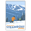 Steamboat Springs Hit The Slopes Postcard - Bozz Prints