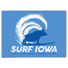 Surf Iowa Greeting Card - Bozz Prints