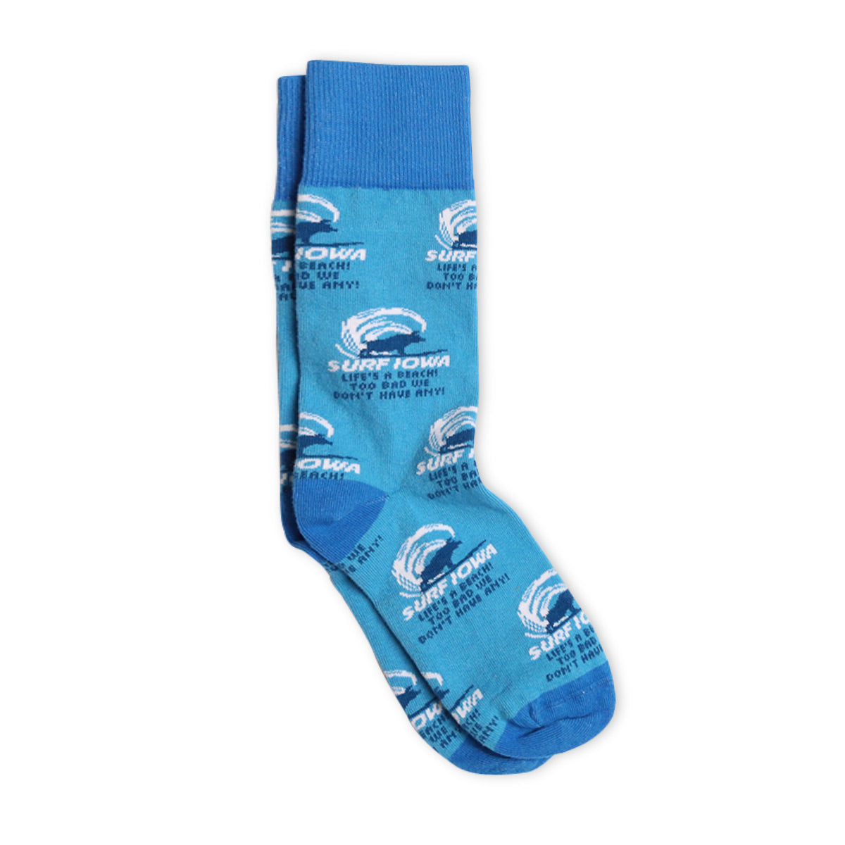 Surf Iowa Socks - Bozz Prints