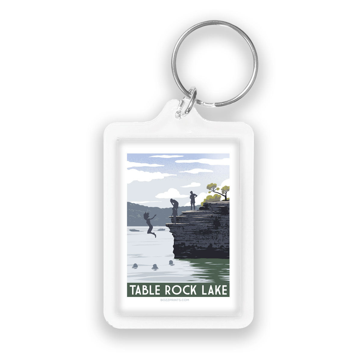 Table Rock Lake Keychain - Bozz Prints