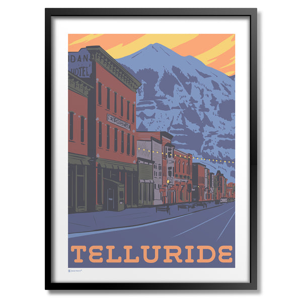 Telluride Main Street Colorado Art Print - Bozz Prints