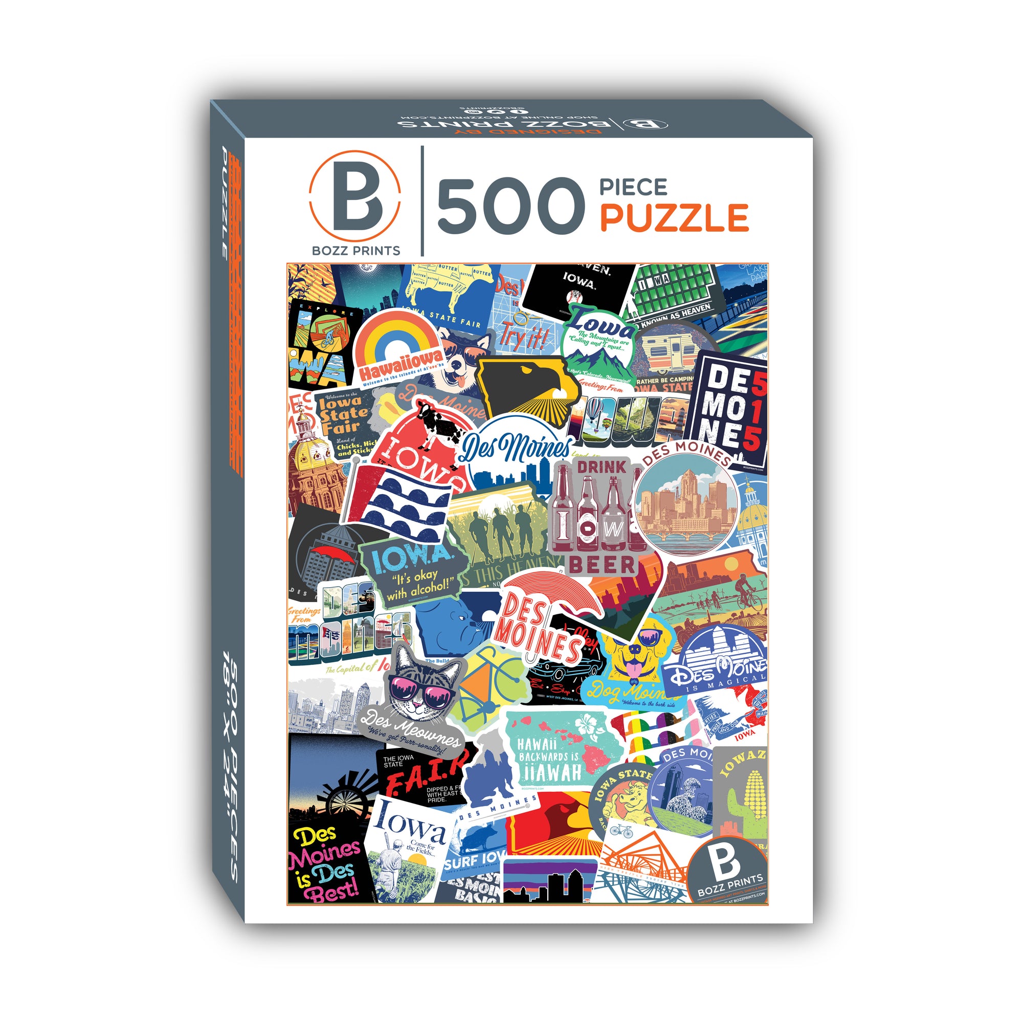 The Mega Bozz Combo Collage Jigsaw Puzzle - Bozz Prints