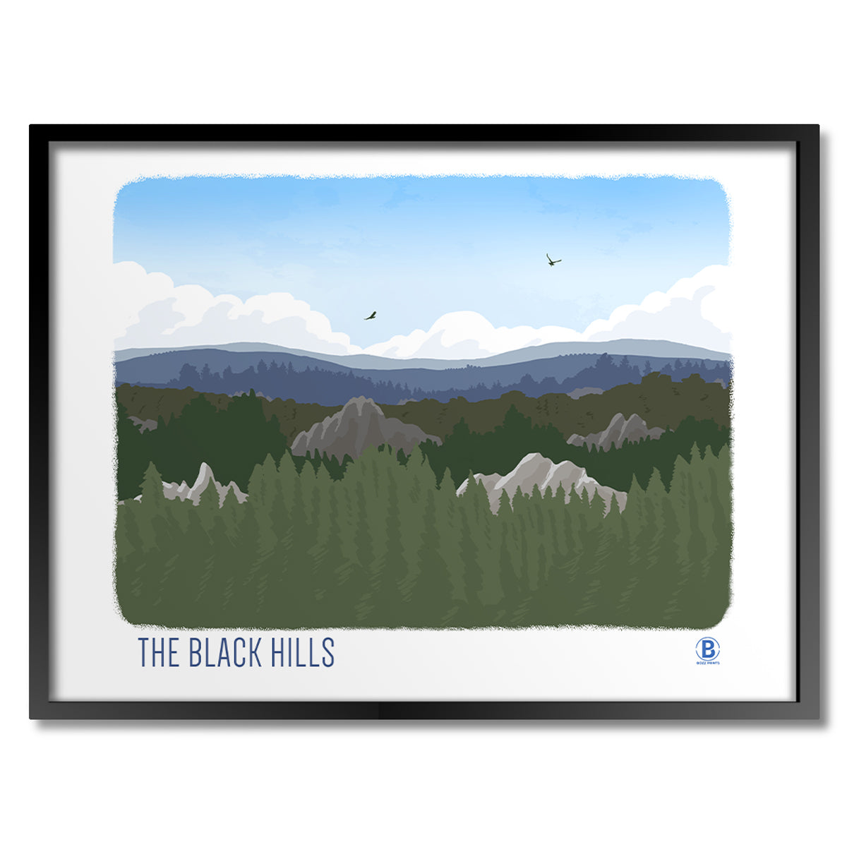 The Black Hills Print - Bozz Prints