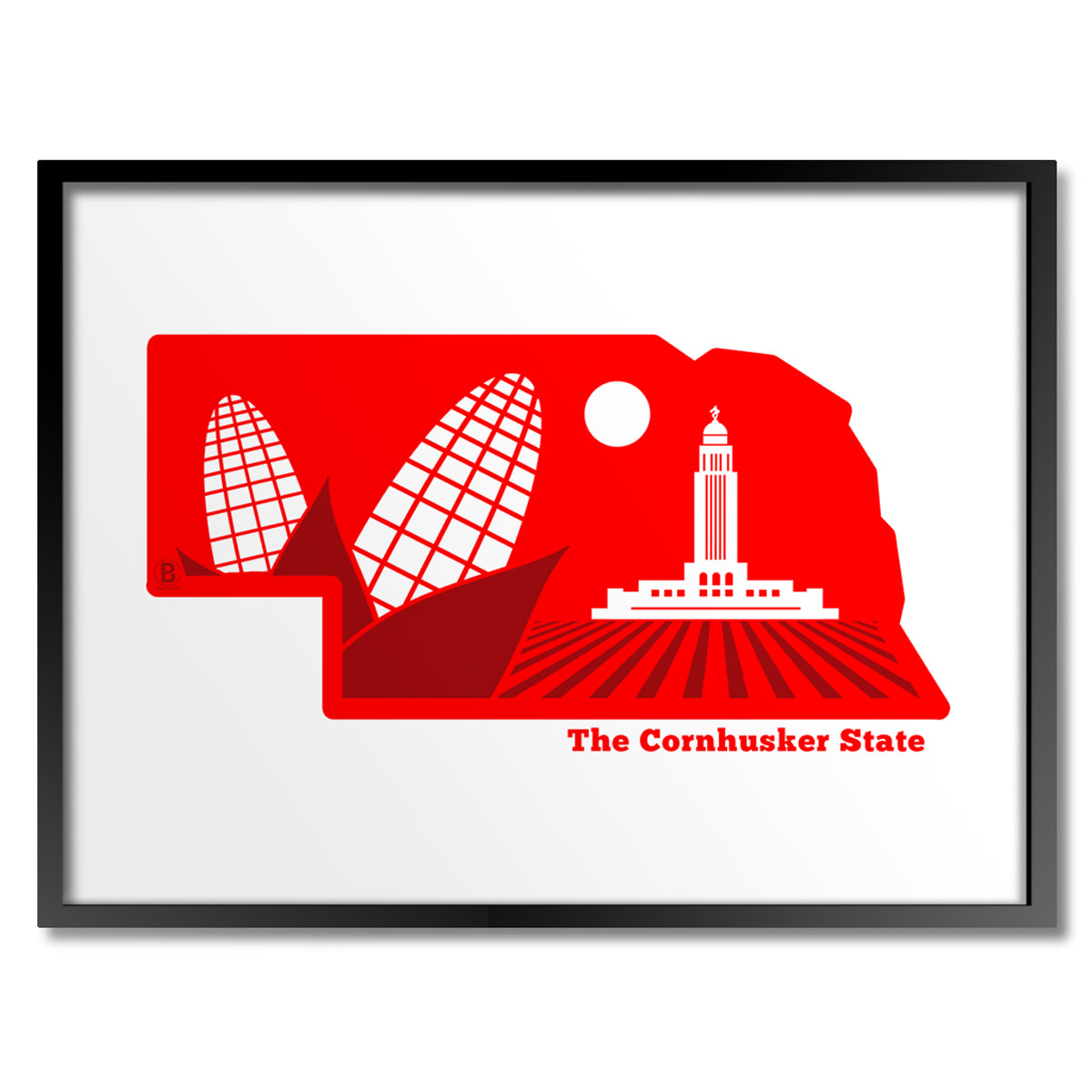 The Cornhusker State Print - Bozz Prints