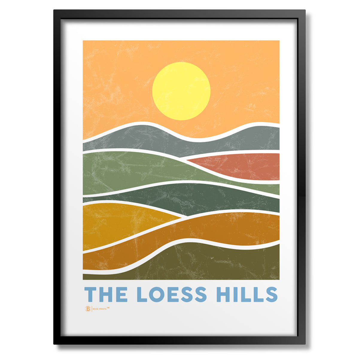 The Loess Hills Print - Bozz Prints