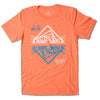 High Trestle Trail Bridge Orange T-Shirt - Bozz Prints