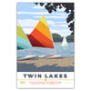 Twin Lakes State Park Postcard - Bozz Prints