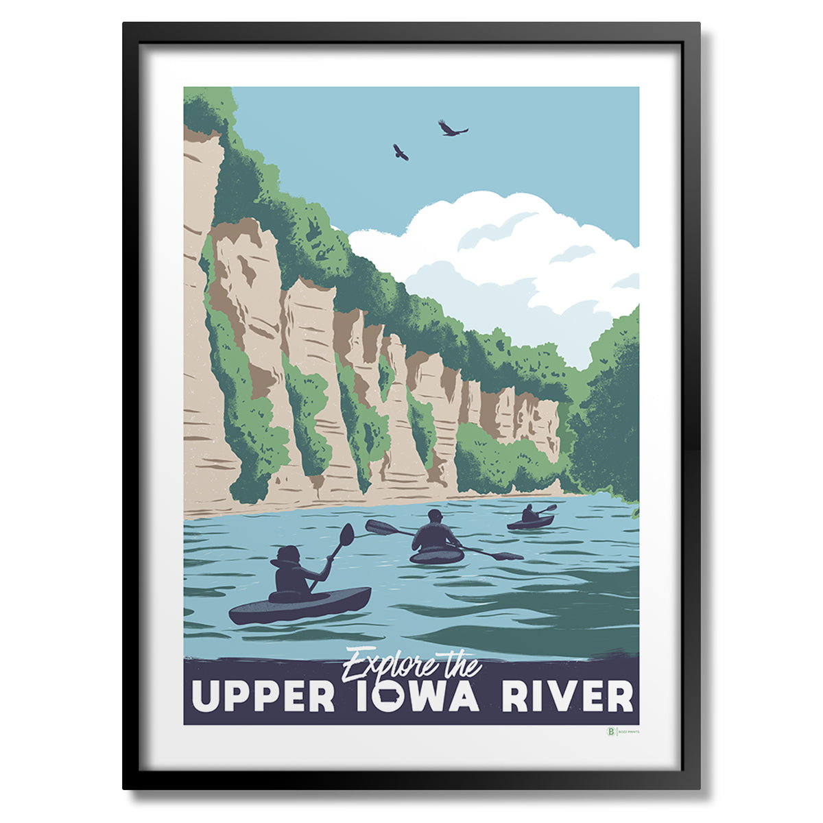 Upper Iowa River Print - Bozz Prints