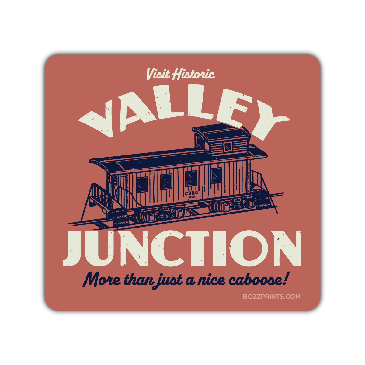 Valley Junction Nice Caboose - Bozz Prints