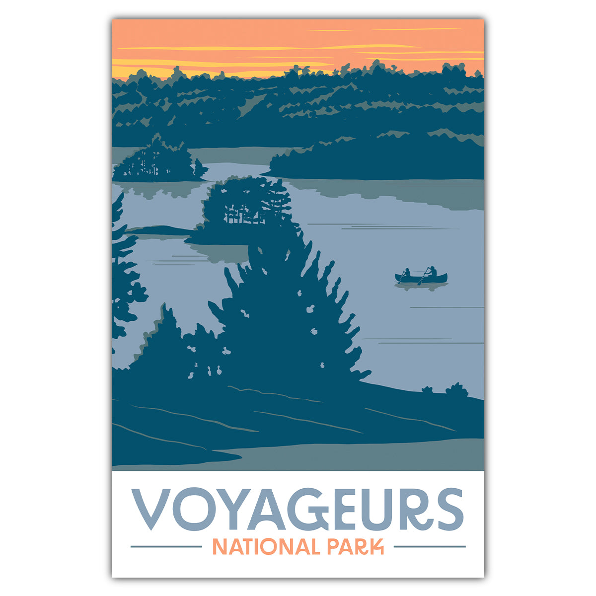 Voyageurs National Park Lake Kabetogama Postcard - Bozz Prints