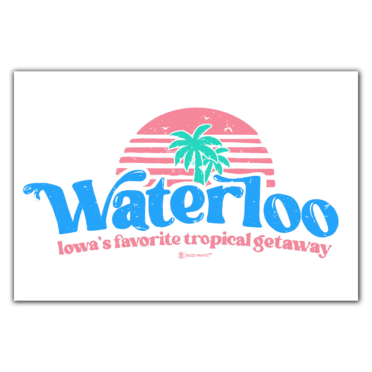 Waterloo Tropical Getaway Postcard